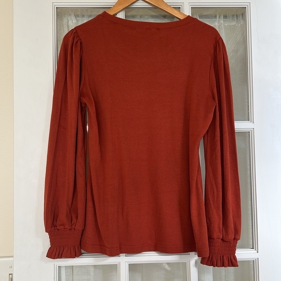 Blouses for Women Dressy Puff Sleeve Tunic Tops Casual Fall Shirts - Picture 12 of 12